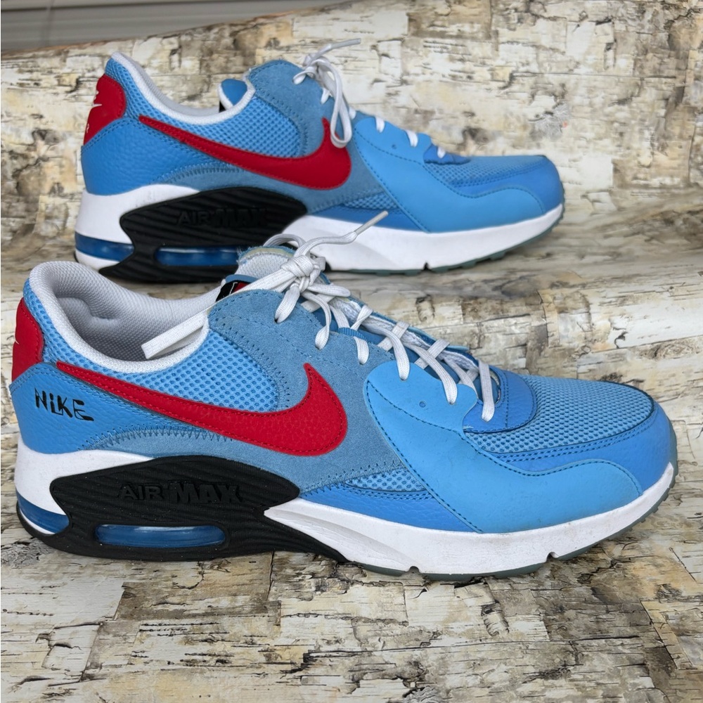 Men’s Nike Airmax Sneakers Blue & Red Size 12